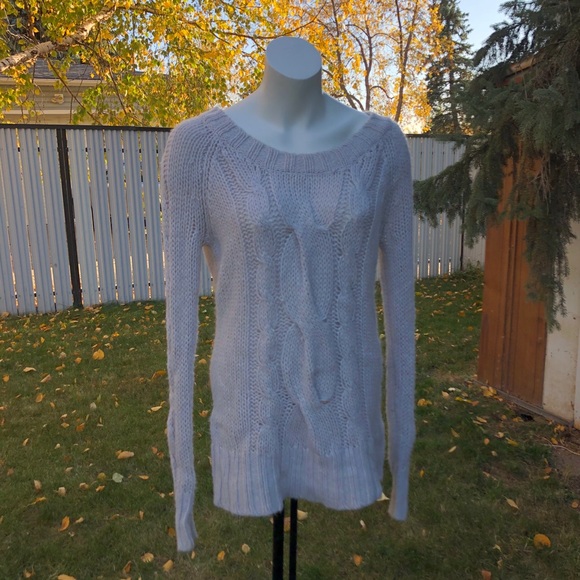 Long Cable Knit Sweater - Picture 2 of 3